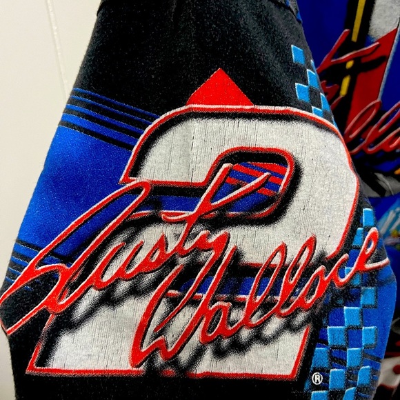 90’s Rare Nascar Rusty Wallace First you see the LITE then you feel the thunder - Picture 3 of 8